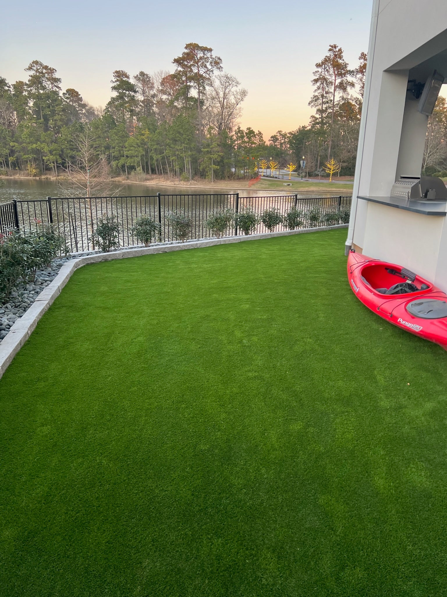 Lake Woodlands - Turf and In-Ground Trampoline - Recreation Pro